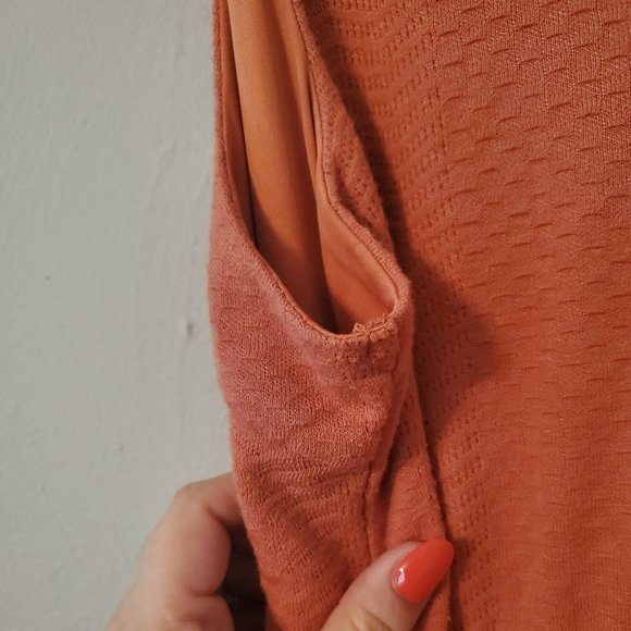 Torrid Light Rust Textured Sleeveless Dress Size 2 - Picture 3 of 11